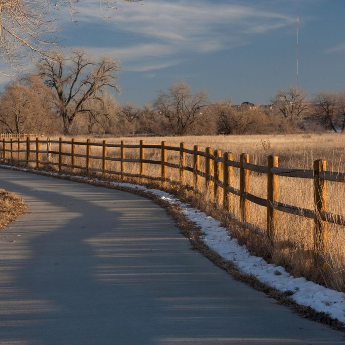 Image of sidewalk pathway in Greeley Colorado