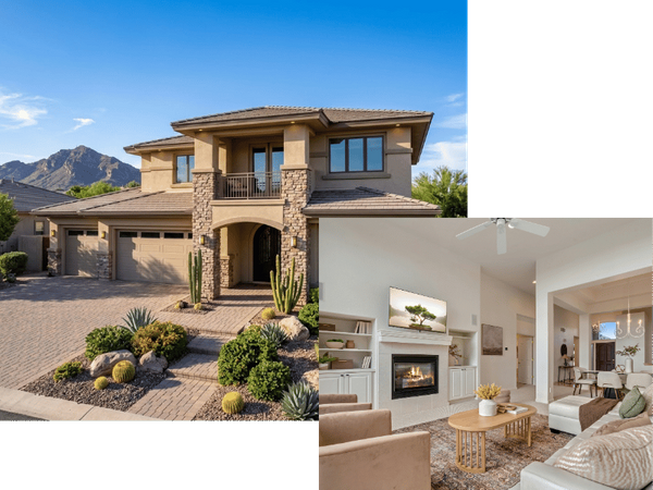 nice scottsdale home with image of interior