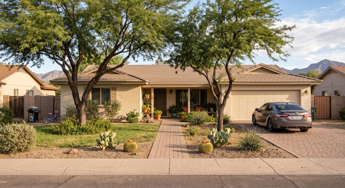 stucco home in scottsdale