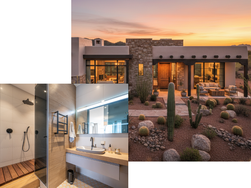 a nice arizona home and bathroom