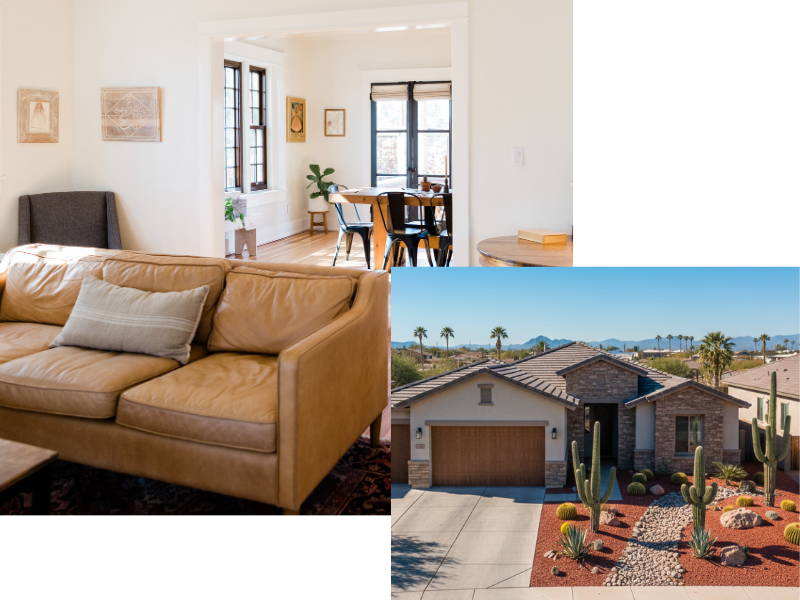 arizona living room and house