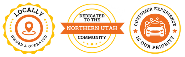 badges: locally owned & operated, dedicated to the northern utah community, customer experience is our priority