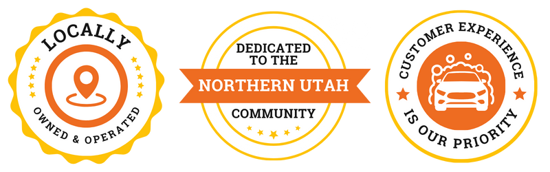 badges: locally owned & operated, dedicated to the northern utah community, customer experience is our priority