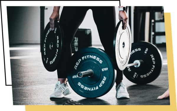 image of a woman lifting