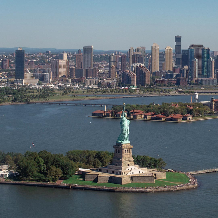 Staten Island with Statue of Liberty