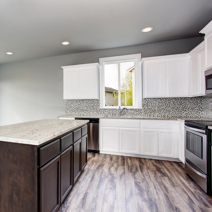 Kitchen in a new house