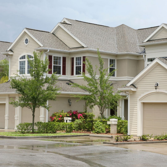 House after a rain