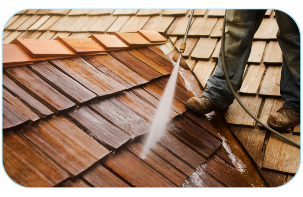 washing roof