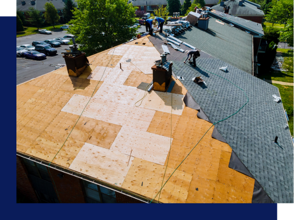 laying new roof