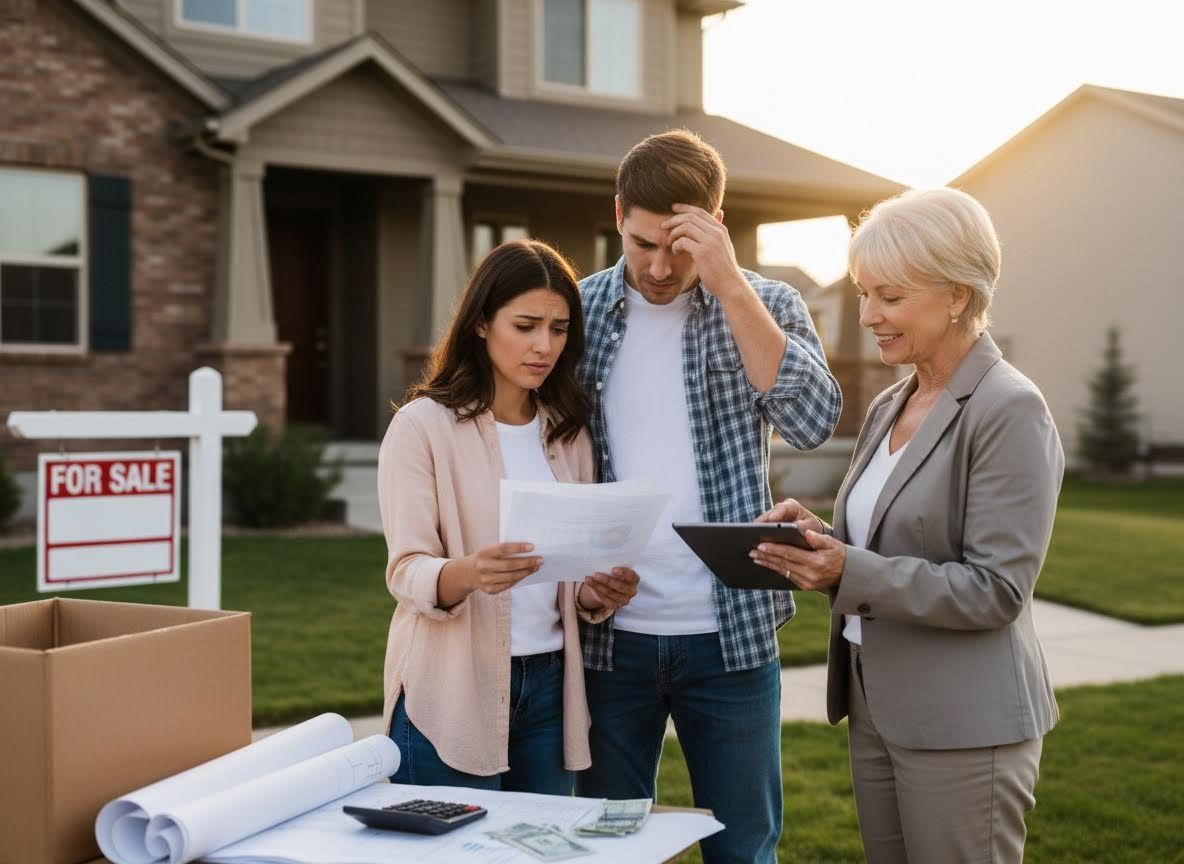 Couple's Financial Concerns with Real Estate Agent