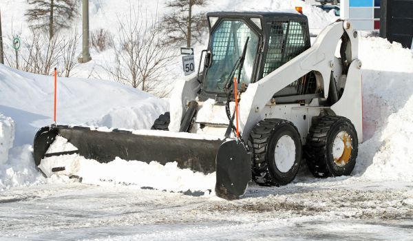 Snow plowing