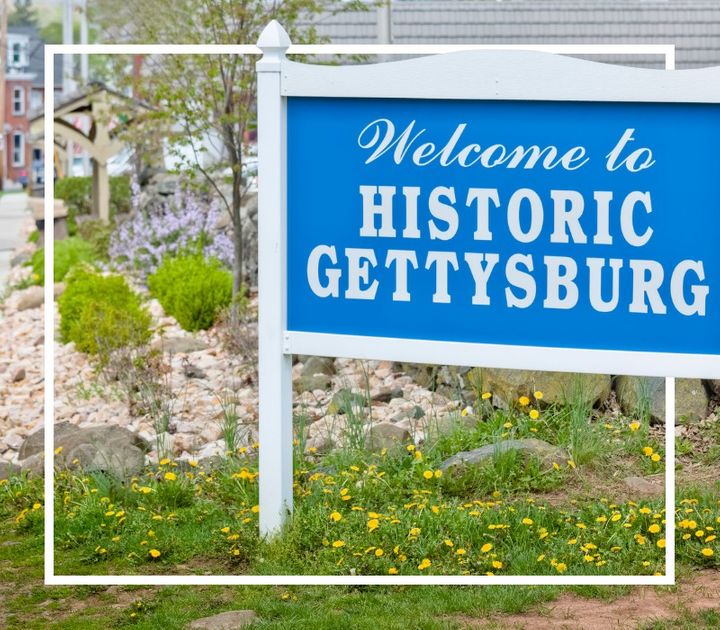 gettysburg sign