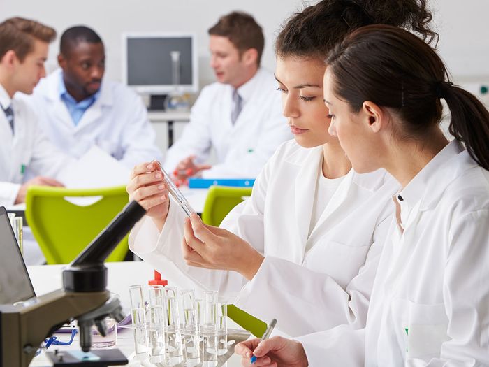 Image of scientists in a lab