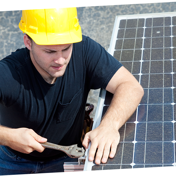 solar panel installation