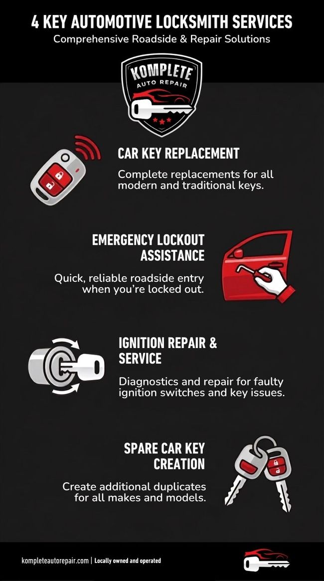 Auto Locksmith infographic