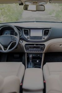 clean car interior