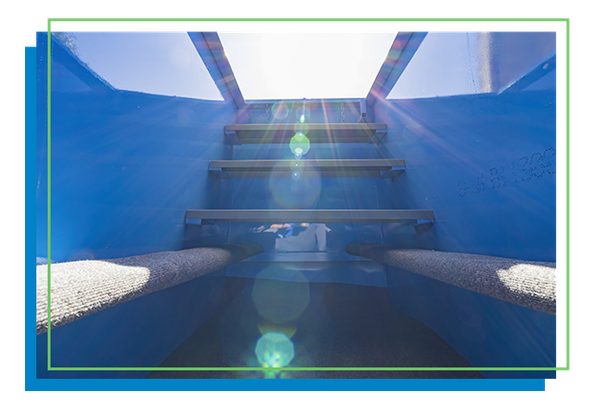 image of a storm shelter interior