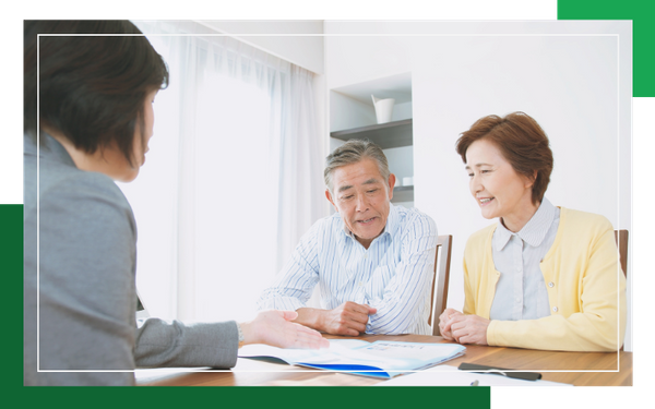 image seniors in a meeting