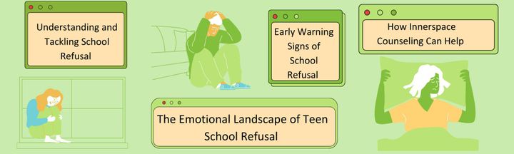 School refusal blog by Innerspace Counseling's "IOP" and "PHP" programs