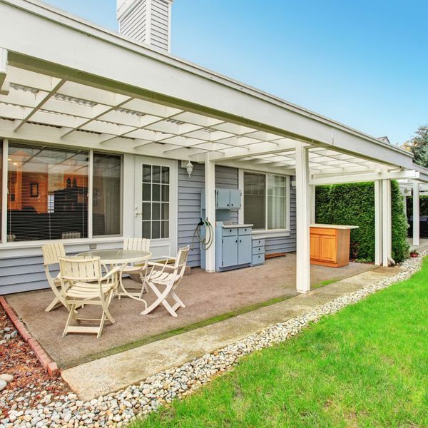 patio with cover