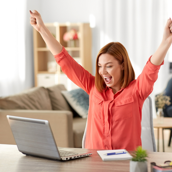 image of a happy home owner