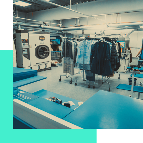 Comercial laundry.