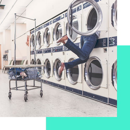 Washers and dryers.