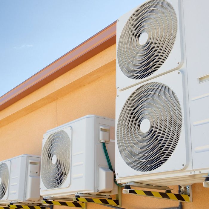 exterior wall-mounted AC units