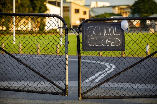 Image of a closed school