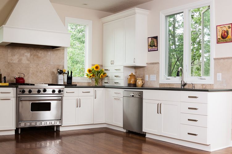 clean kitchen space