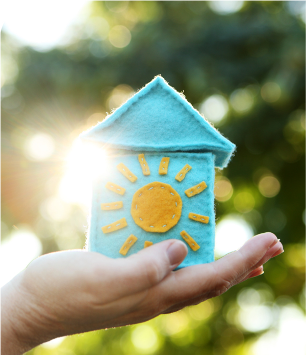 A solar home concept image