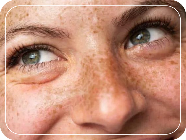 woman with Hyperpigmented Spots