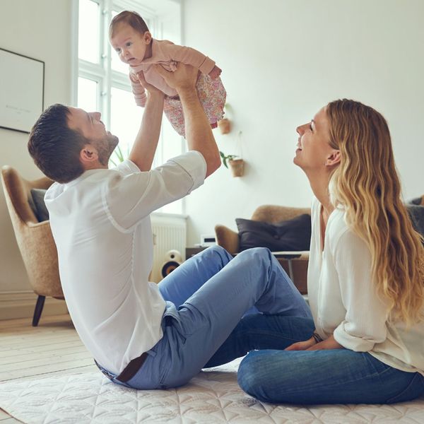 Family with a baby 