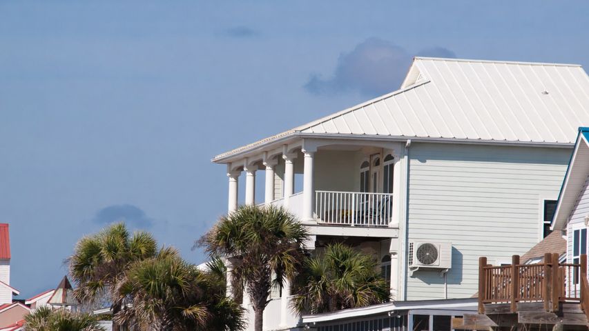 Outdoor AC unit on coastal home – AC maintenance Key West FL