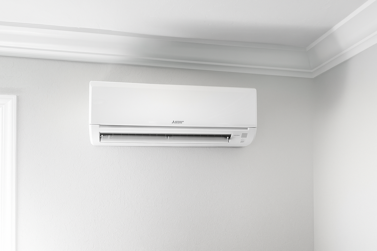 Mitsubishi Electric Air Conditioning Wall Unit – HVAC Repair