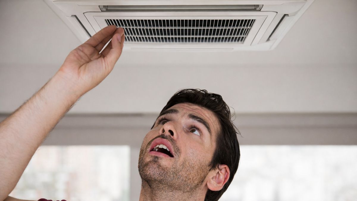 Air conditioner not working – ceiling AC unit inspection