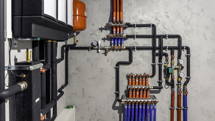 Modern Water Sourced Heat Pump System Installation in South Florida Home