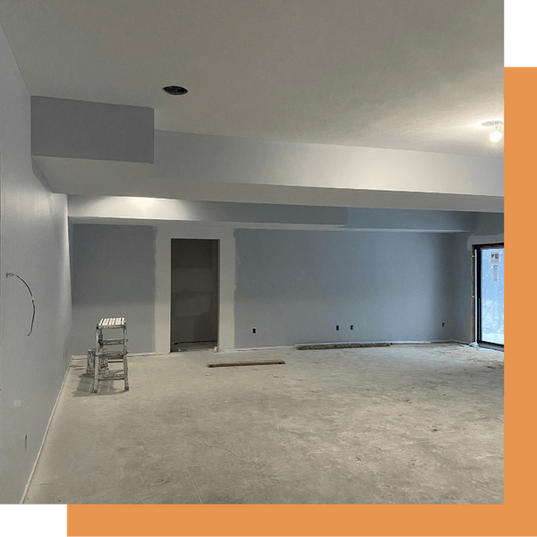 business drywall service in progress