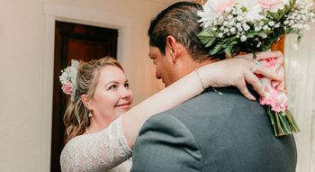 Couple at a wedding