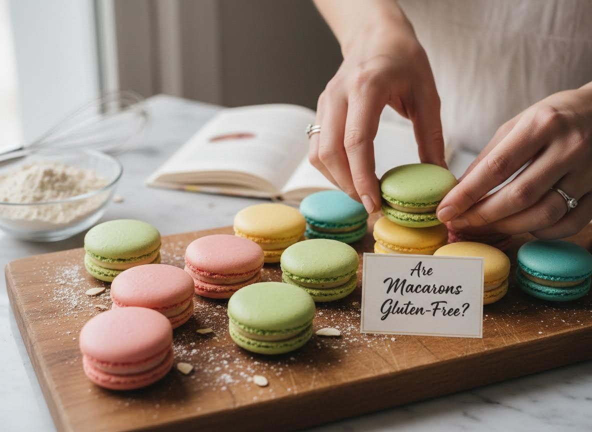 Colorful Macarons and Gluten-Free Query