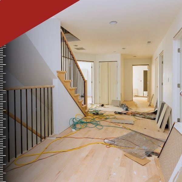 Home interior renovation.