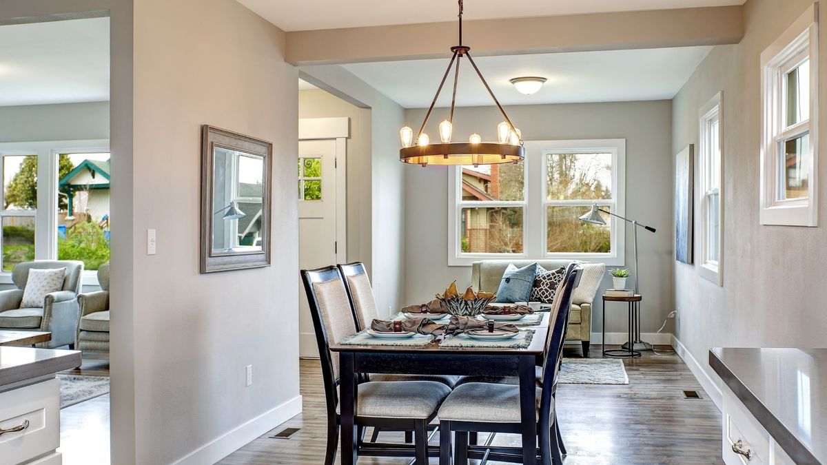 Renovated home interior.