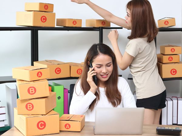 small business owner getting quote small business owner getting quote