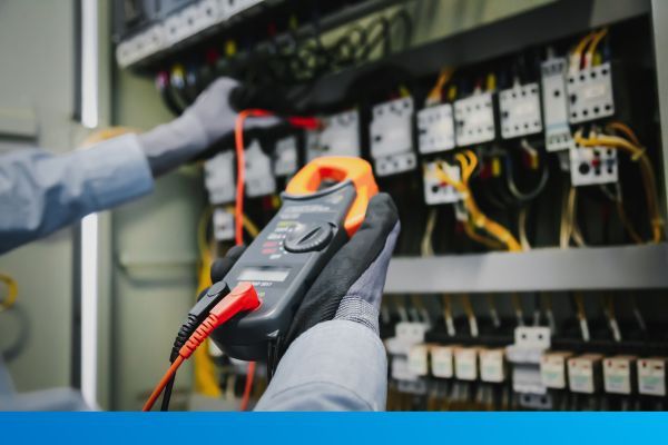 electrician working on electrical