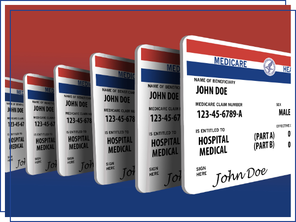 medicare cards. 