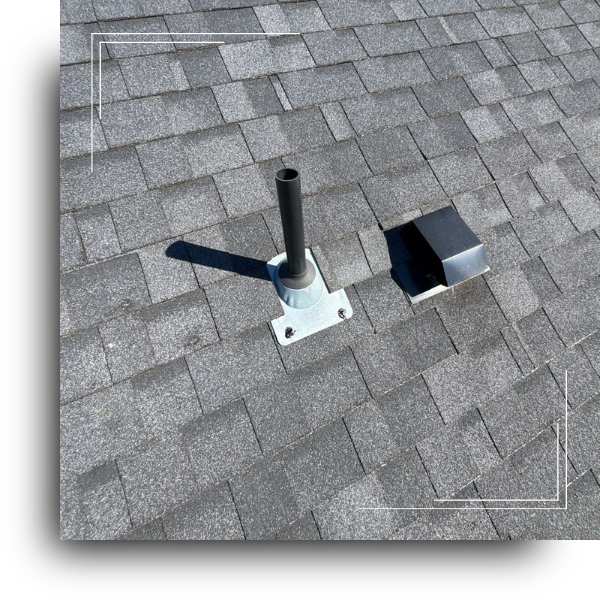 Clean roof shingles