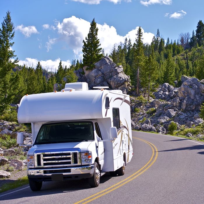 Image of an RV on the Road