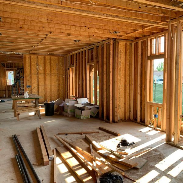 Framing of a rennovation project