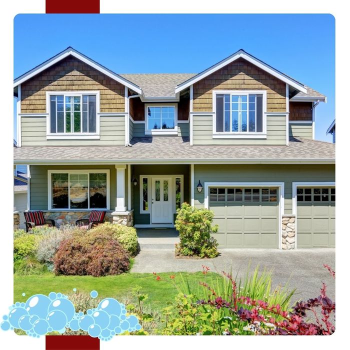 Front view of a nice home with asphalt roof