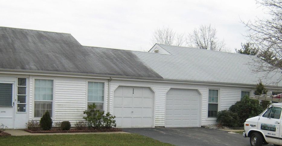 roof being shampooed